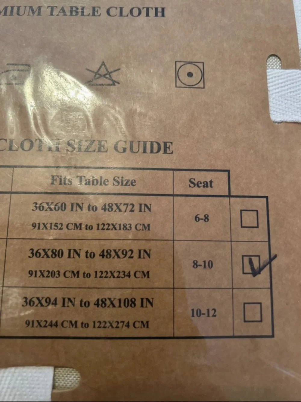 100% cotton tablecloth